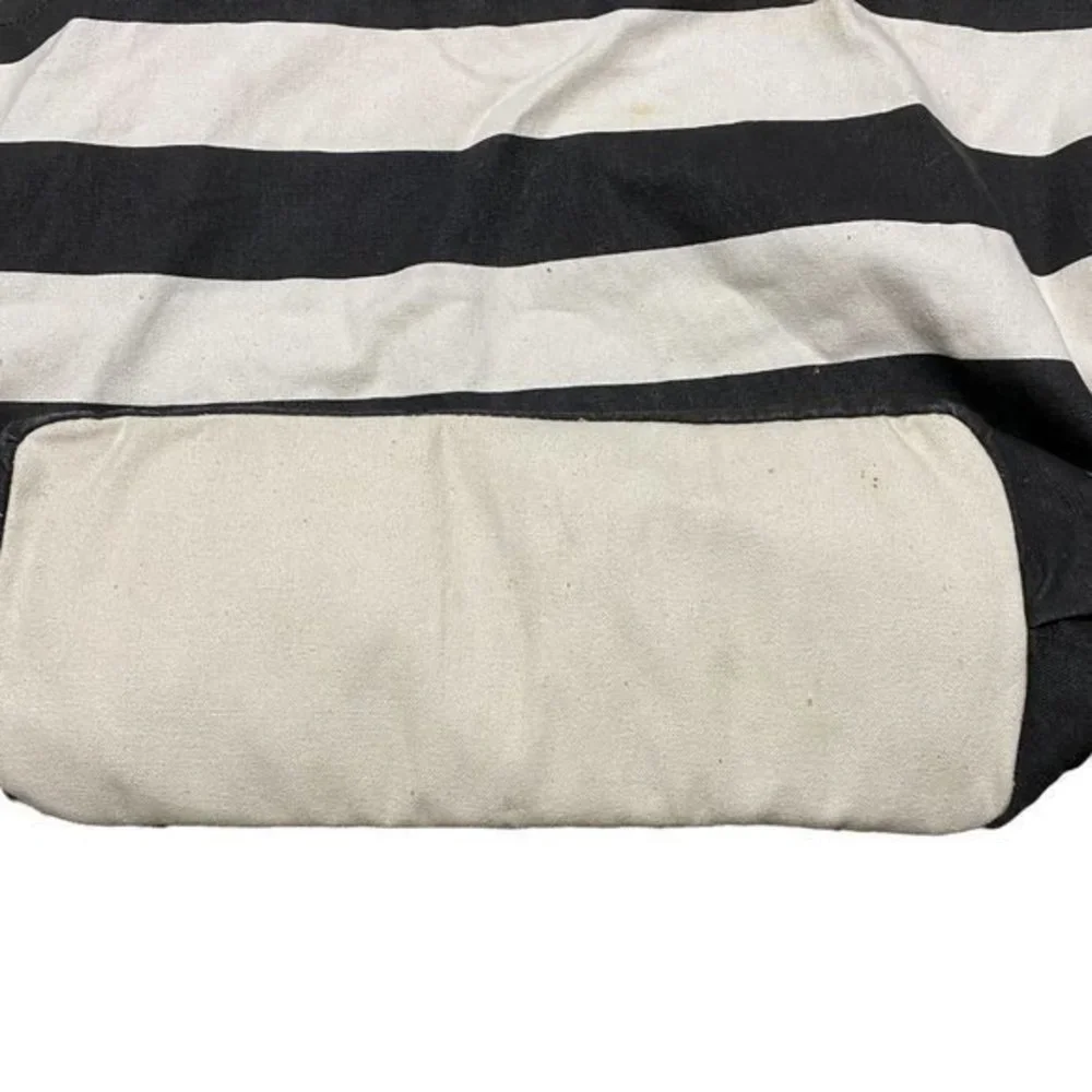 San Francisco Giants MLB Genuine‎ Merchandise Striped Tote Bag Black Cream Pink